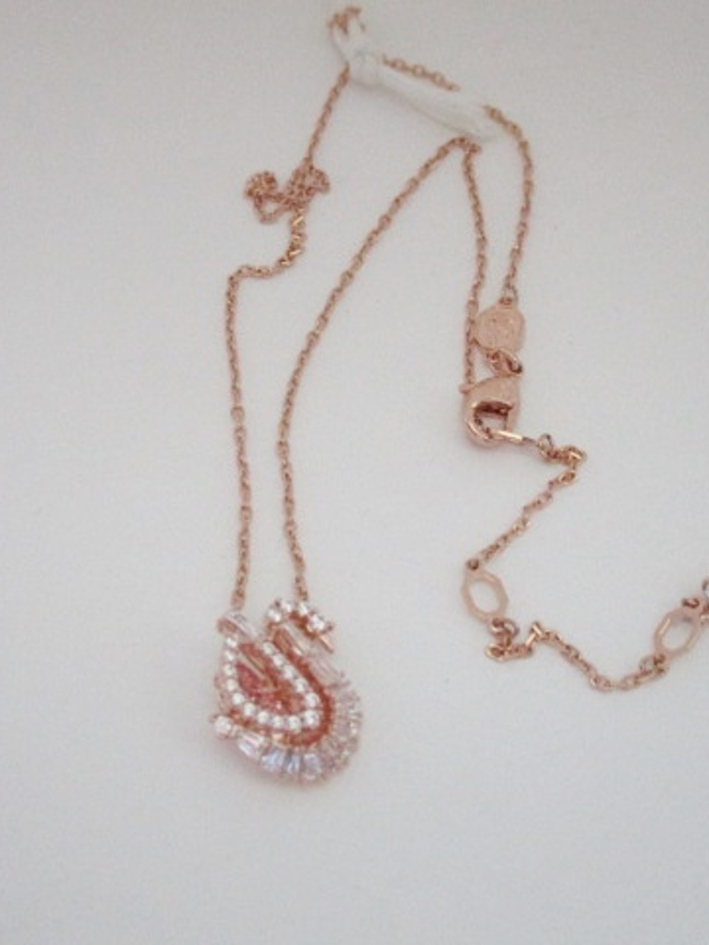 SWAROVSKI - Swan Pendant Mixed Cuts Swan Necklace - Picture 3 of 6